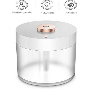 Aromathérapie en déplacement : humidificateur LED 780 ml avec brumisation ultrasonique