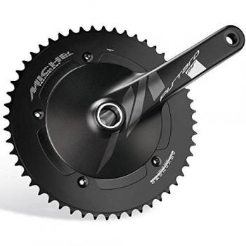 Pédalier Piste MICHE Pistard Air Noir 165 mm, 44 dents, Alu Forgé