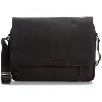Chesterfield Wax Pull Up Leather Laptop Messenger 40 cm Brown