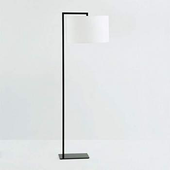 Lampe d’ambiance Fijalo – structure métallique noire, 20 × 35 × 170 cm, sans paravent