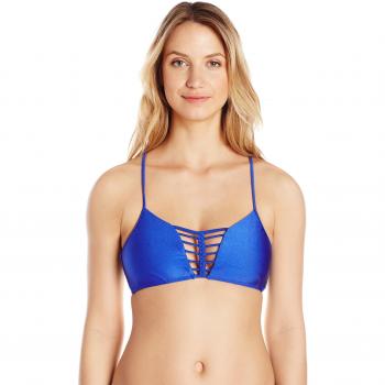 Luli Fama Damen Bikini Top Kiss The Wave Strings to Braid