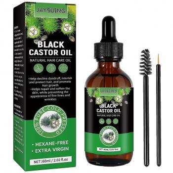 Cuerpo y Pestañas: Ricino Negro Rico en Omega-6