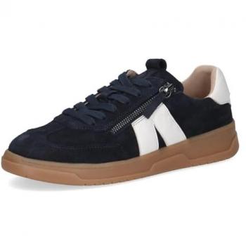 Caprice Sneakers Basses en Cuir Bleu