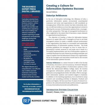 Creating a Culture for Information Systems Success, Second Edition