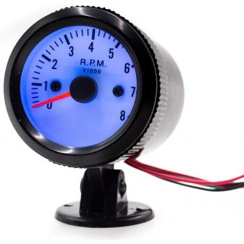 Tacómetro de Coche 2 LED Azul 12V