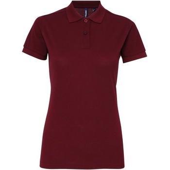 Asquith & Fox Damen Polo-Shirt Bordeaux XS