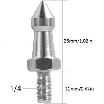 Pieds de trépied en acier inoxydable 3/8 1/4 M8 (lot de 2)