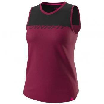 Dynafit Damen 24/7 Dri‑Release T-Shirt (lila & schwarz), Größe Large
