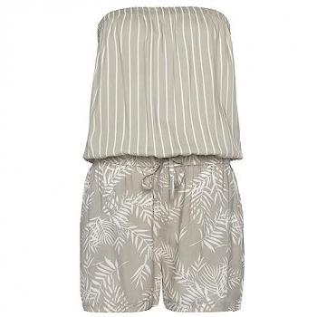 LASCANA Kurzoverall, mit Alloverprint, sommerlicher Jumpsuit, Bandeau