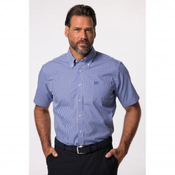 Camicia uomo cotone quadretto vichy blu 5XL JP1880