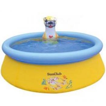 Piscina Gonfiabile Lontra 150cm con Doccia per Bambini