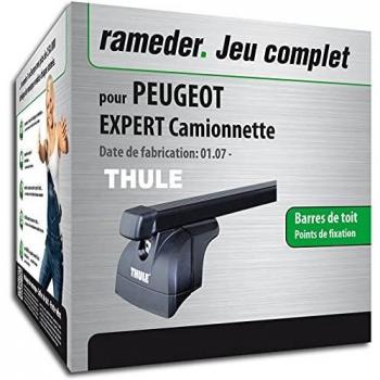 Rameder Pack, Barres de Toit SquareBar Compatible Peugeot Expert