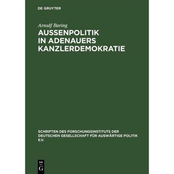 Vitalsource Technologies, Inc. Au?enpolitik in Adenauers Kanzlerdemokratie