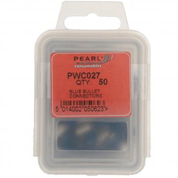 Pearl PWC027 Blue Bullet Male Wiring Connectors Pack