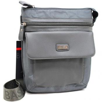Borsello Bandoliera Uomo Designer Basile 3103.2 Grigio L.CABRAS