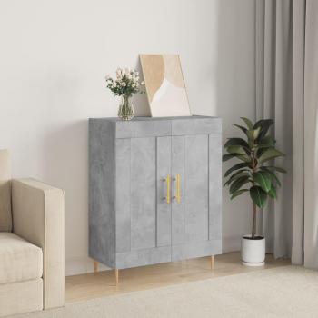 Sideboard 69.5x34x90 cm Concrete Grey Engineered Wood vidaXL