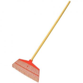 EDM Leaf Gathering Rake 44 x 23 x 116 cm TU Transparent