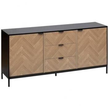 Credenza 160x75 cm “Chevrons” in Pino Naturale – 5Five