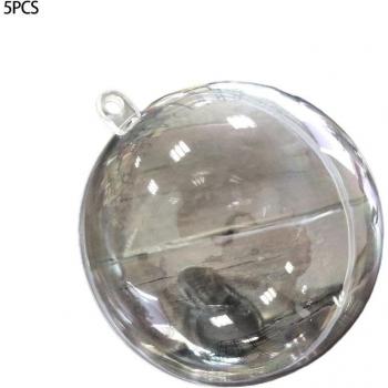 5PCS Transparent Christmas Tree Fillable Baubles