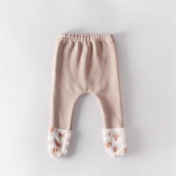 Winter Trousers for Baby Girls Velvet Leggings S10242