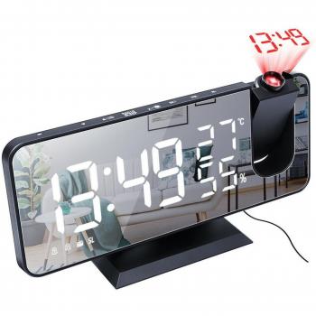 Digital Wall Clock with Remote Control and Power Off Memory