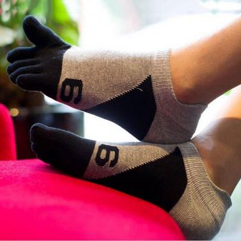 Men's Mesh Five Finger Sports Socks
