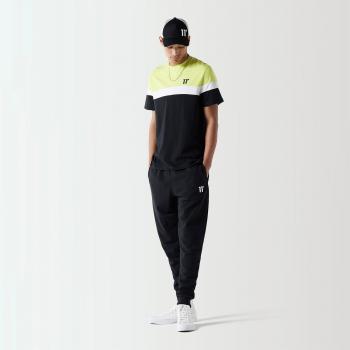 Blusa 11° para Hombres – Negro, Blanco y Verde Lima