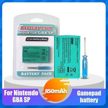 Lithium-Ionen-Akku 3,7V 850mAh für Nintendo GBA SP + Werkzeug