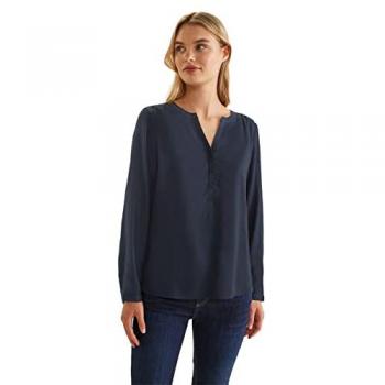 STREET ONE Bluse mit Rundhalsausschnitt und Schlitzen