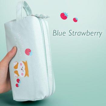 Large Multi-Color Pencil Case