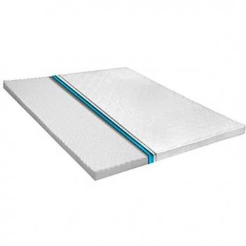 Housse de Protection pour Matelas Chambre à Coucher 180x200 cm Mousse Froide Profil d'œuf 6 cm