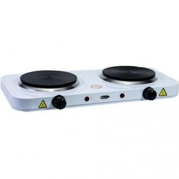 Plancha de cocina eléctrica camping 2 quemadores 2000W, garantizada por MP-CE2000