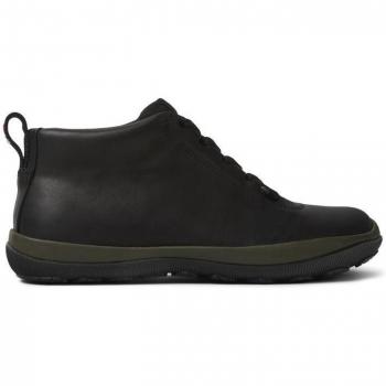 Peu Pista GM zapatillas negras Camper mujer material premium y estilo urbano