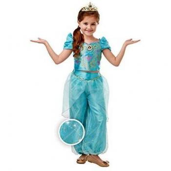 Disfraz de Aladino, Princesa Jasmine, Rubie's, Multicolor, Talla 7-8 Años