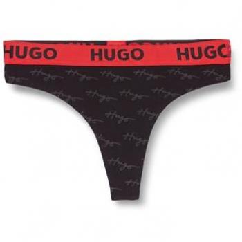HUGO String mit elastischem Label-Bund, Größe XL