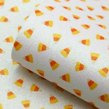 Cherry Cookies Cupcake Faux Leather Fabric Sheet 20x33cm