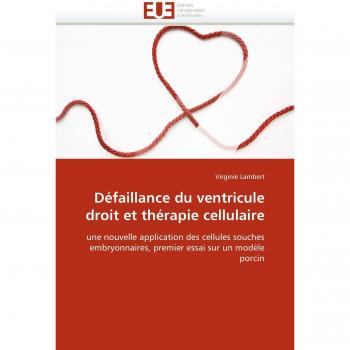 Défaillance du ventricule droit et thérapie cellulaire: une nouvelle application des cellules souches embryonnaires, premier essai sur un modèle porcin
