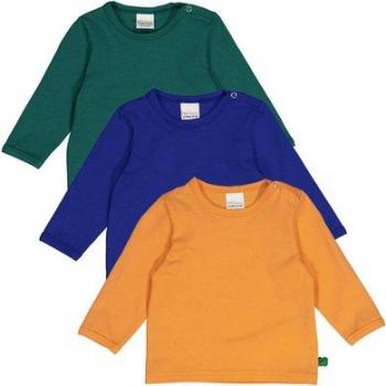 T-shirt eco-friendly Fred's World blu abete arancione