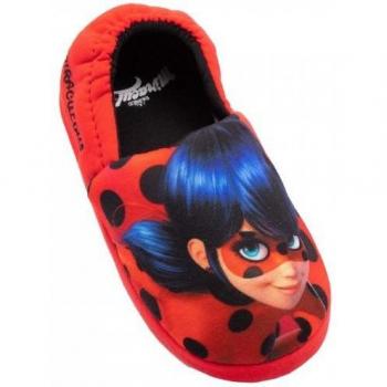 UK 13 Red Miraculous Slip‑On Shoes for Girls
