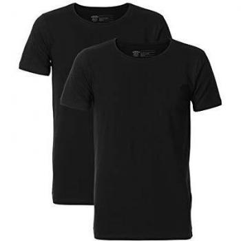 Petrol Industries Bodyfit T-Shirt Set in Schwarz & Weiß