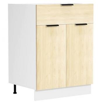 Armadio Inferiore VCM 82x60x46 cm “Fasola” con Due Porte Girevoli e Un Cassetto – Mobili da Cucina