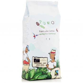 Puro Fairtrade zrnková káva, 1 kg