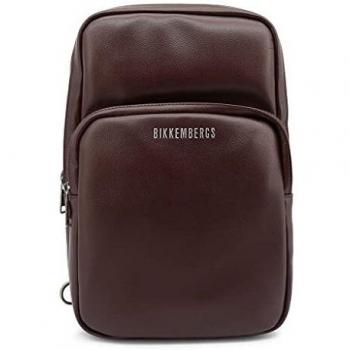 Tracolla Uomo Gommata Bikkembergs – Collezione 2021, Dark Brown