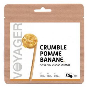 Dessert crumble pomme-banane 80g