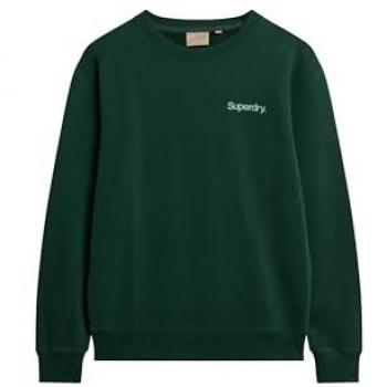 Superdry Herren Sweatshirt CORE LOGO CITY LOOSE CREW in Emaillegrün Größe XXL