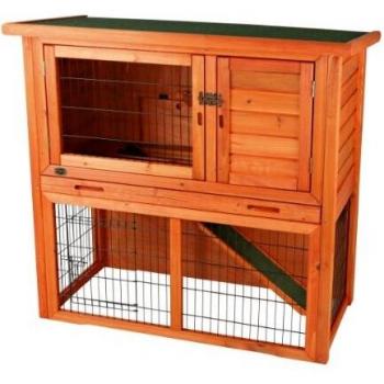 Trixie Natura Small Animal Hutch with Outdoor Run, 116 cm x 97 cm x 63 cm