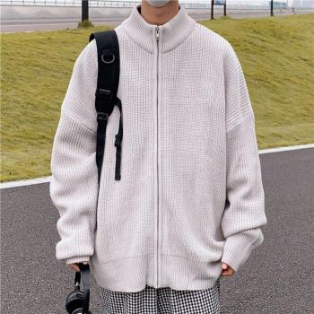 Men's Long Sleeve Zipper Cardigan
