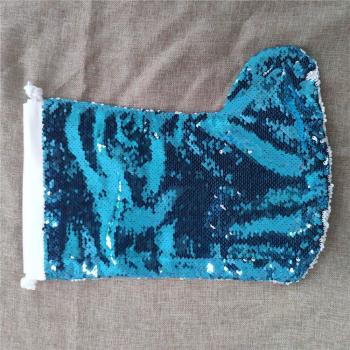 Personalized Magic Sequin Christmas Socks for Heat Transfer