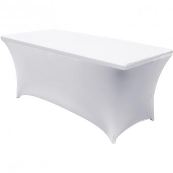 Copritavolo Greenblue elastico bianco 180x75x74 cm