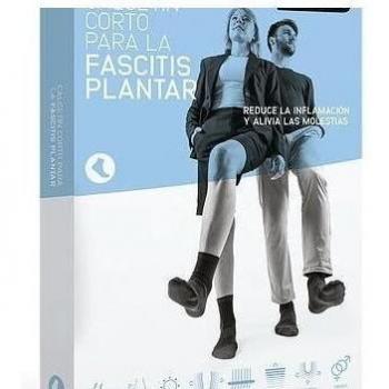 Medilast Plantar Fasciitis Compression Socks, Black, Size S